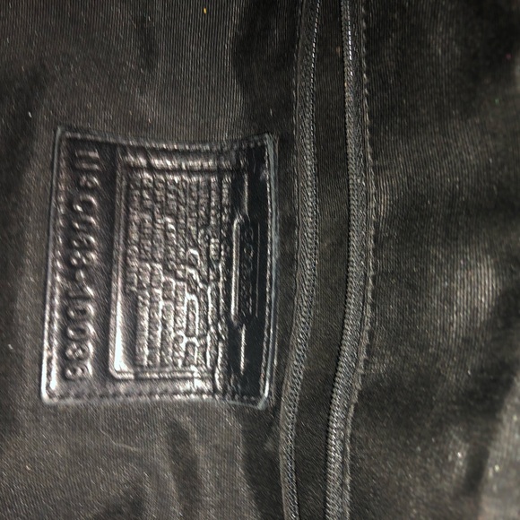 COACH BLACK LEATHER SATCHEL PREOWNED Great Beautiful Condition! - Picture 11 of 16